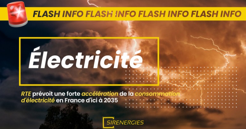 La consommation d'électricité de la France va s'accélérer fortement d'ici 2035, selon RTE