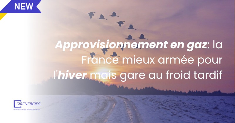 Approvisionnement en gaz : la France mieux armée pour l'hiver mais gare au froid tardif