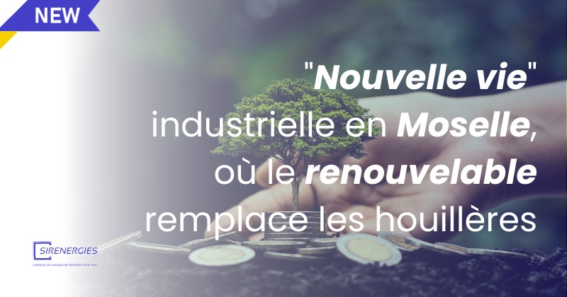 "Nouvelle vie" industrielle en Moselle, où le renouvelable remplace les houillères